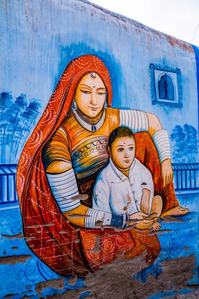 Jodhpur Street Art, The Blue City India