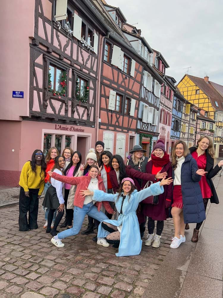 Guided group tour around Colmar Christmas Markets Group guided tour in Colmar France during Christmas Markets