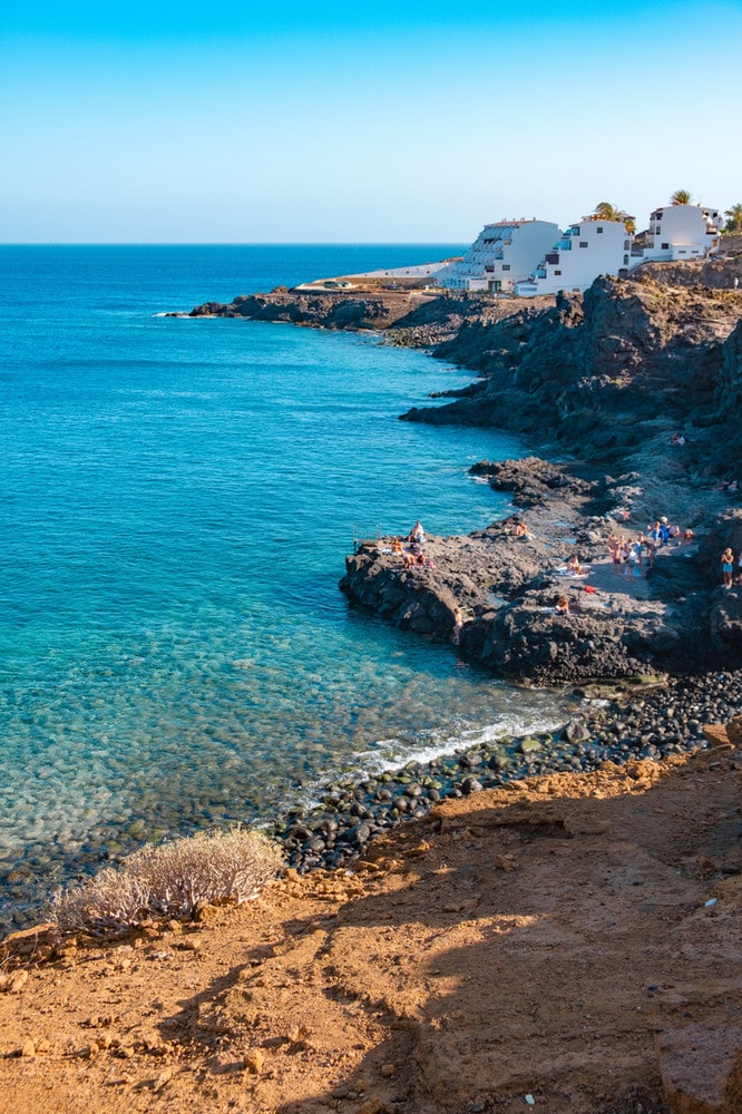 Playa Amarilla coastline