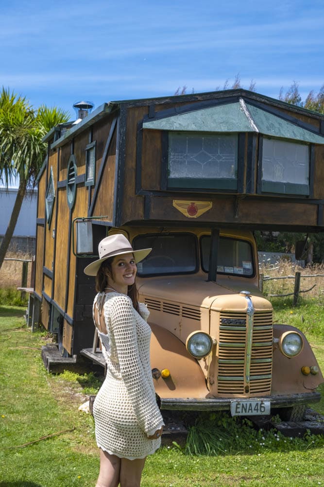 Motorhome glamping on south island