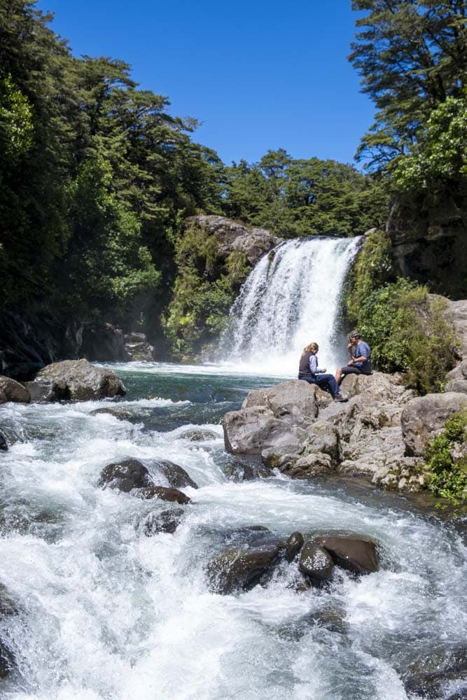Gollum's pool: Tawhai Falls at Tongariro crossing hike