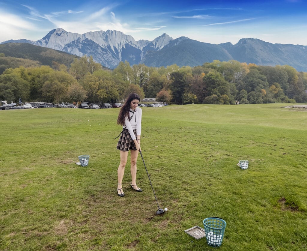 Golfing in Lake Tekapo NZ