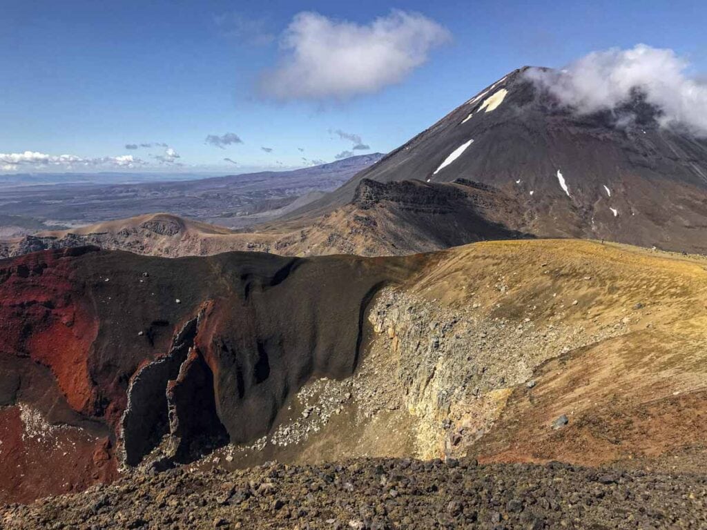 Tongariro Crossing Hike - red crater