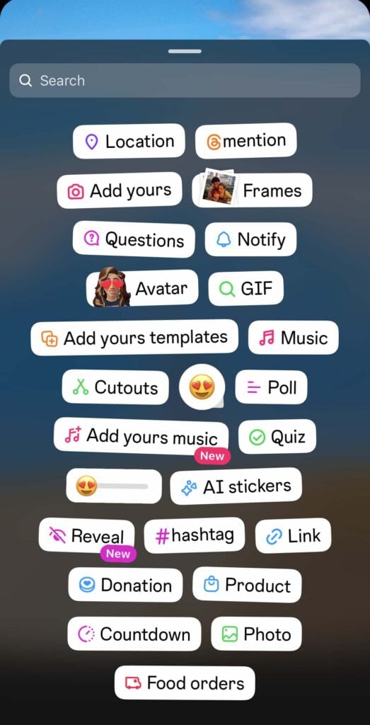 How to add stickers to your Instagram stories